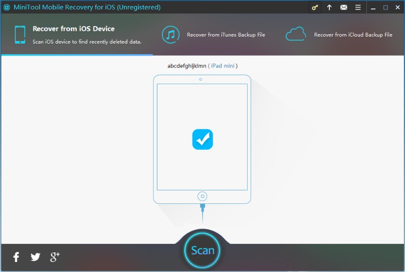 recover from iOS device module
